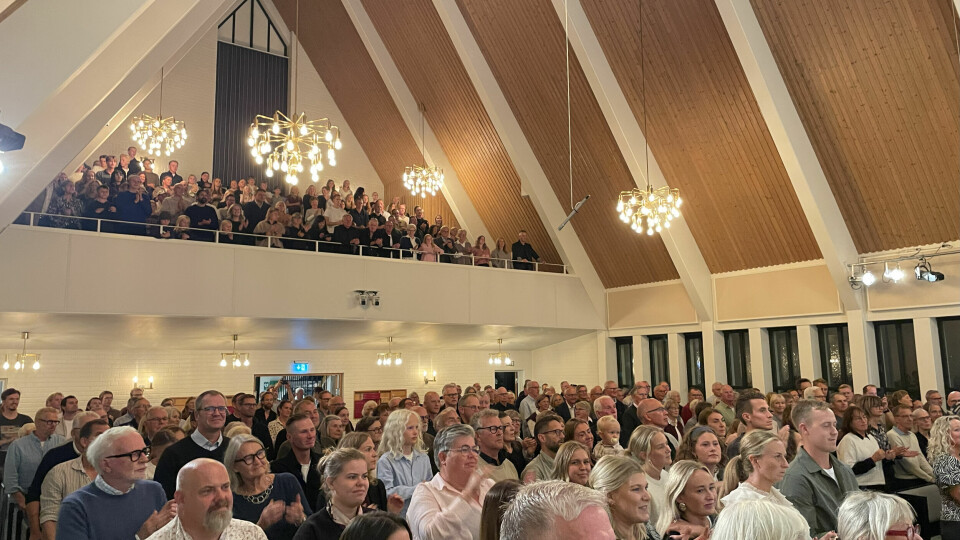 ”Det var verkligen fullknökat i kyrkan”