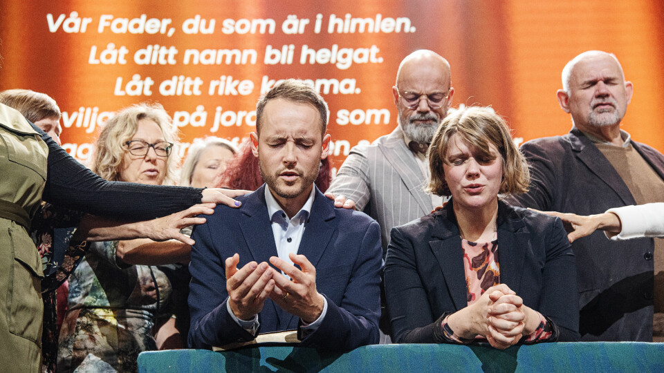 Här avskiljs Samuel Jonsson till ny föreståndare för Filadelfiakyrkan