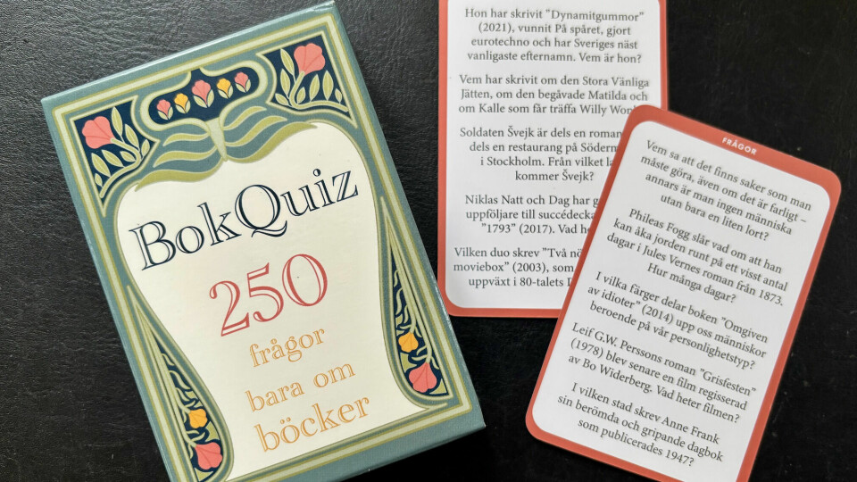Utmana din bokälskande kompis i quiz