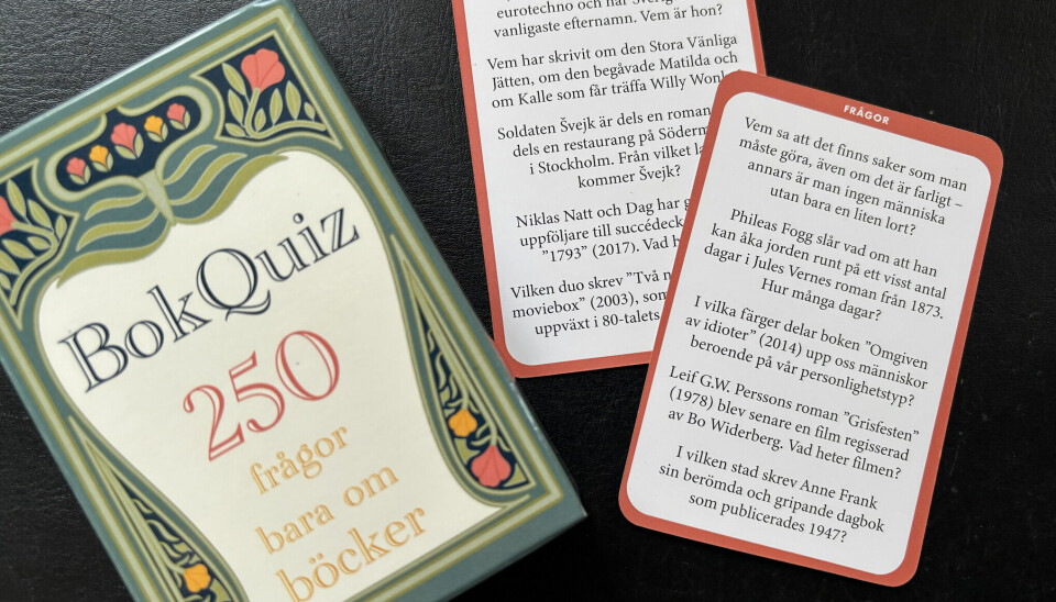Spelet BokQuiz.