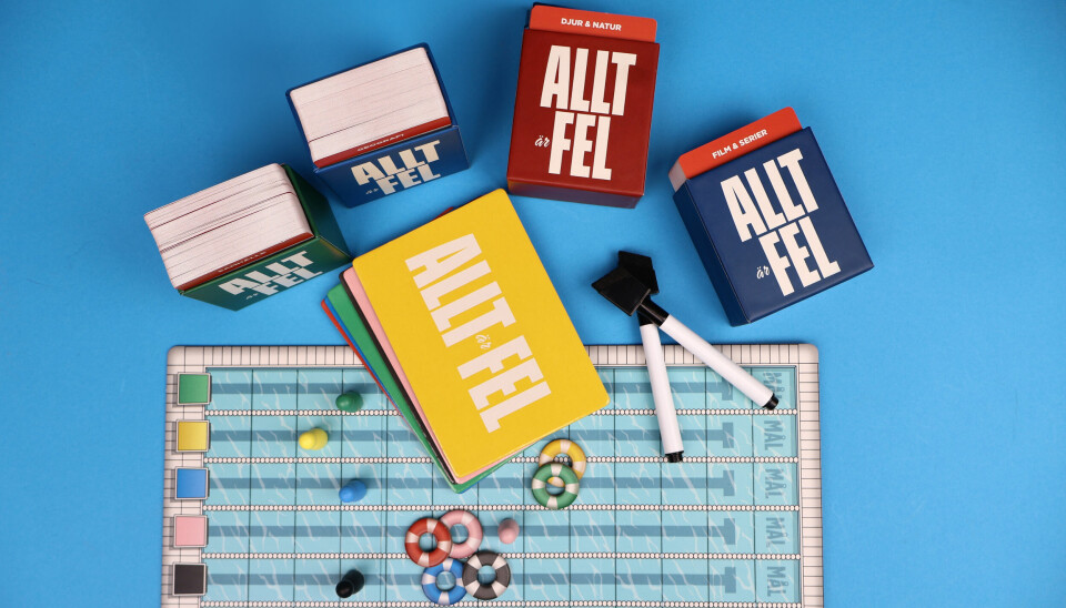 Sällskapsspelet ”Allt är fel” (ALF) Komponenter till sällskapsspelet 'Allt är fel'