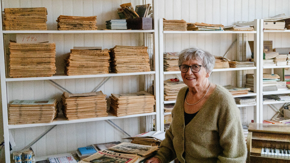 Ett levande museum – Agneta, 84, har bevarat tidningen Dagens historia