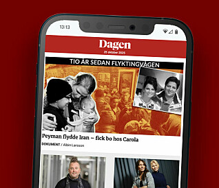 Dagens nyhetsbrev Dagens nyhetsbrev i en mobil