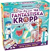 Brädspelet 'Lär dig om vår fantastiska kropp', låda