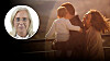 Pappa, mamma och barn tittar på utsikten. Infälld bild på debattören Camilla Rinaldo Miller.