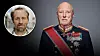 Kung Harald i paraduniform. Infälld bild på Emil Mattsson.