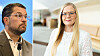 Porträtt av Jimmie Åkesson och Julia Kronlid i ett sammansatt foto.