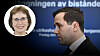 Biståndsminister Benjamin Dousa (M) presenterar stora omprioriteringar i Sidas regleringsbrev för 2026. Infälld bild på debattören Gudrun Brunegård.