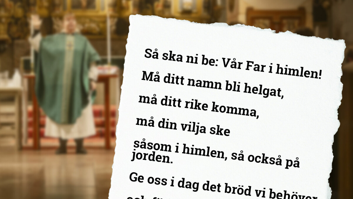 Här är nya Herrens bön – men vilken version ska användas i gudstjänsten?