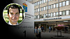 Exteriör, Förvaltningsrätten i Stockholm. Infälld bild på debattören David Rönnegard.