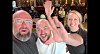 Johannes Amritzer tillsammans med pastorsparet Fernando och Elizabeth DeCarvalho.