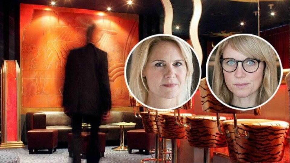 Majoriteten av de kvinnor som tvingats in i Tysklands bordeller eller till prostitution i Sverige är fattiga kvinnor från Östeuropa, Asien och Afrika, skriver Josephine Appelqvist och Anna Sander.