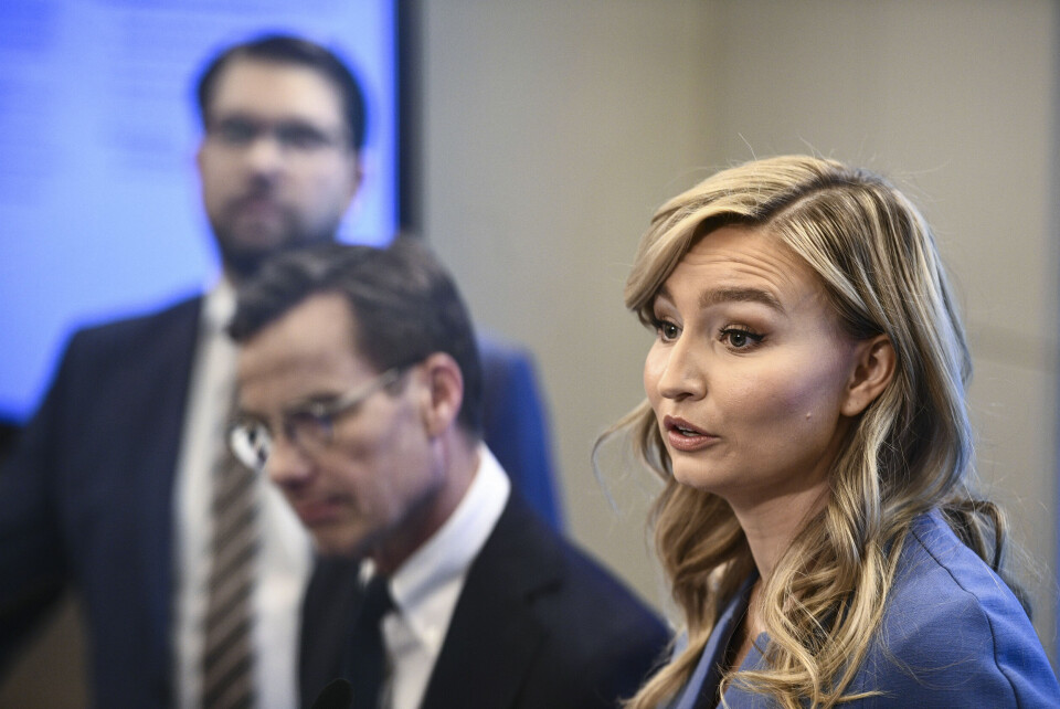 Ebba Busch pressades om biståndet då det stod klart att enprocentsmålet slopas.