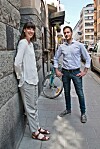 Anna Axelsson, policyrådgivare i klimatfrågor på Diakonia och Martin Vogel, klimatpolitisk handläggare på Svenska kyrkan.