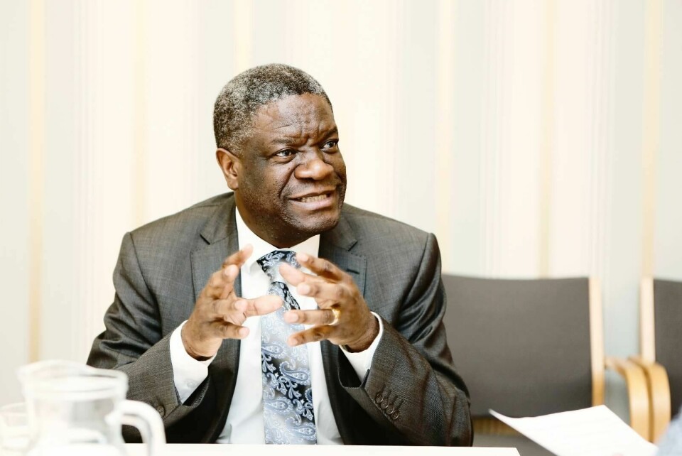 Fredspristagaren Denis Mukwege vädjar till kongoleser ###