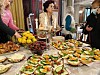 Afternoon tea på S:ta Clara. Nathalie Edin är anställd diakon. Ruth Nordström, Skandinaviska människorättsadvokaterna och Elise Lindqvist, ansvarig för församlingens arbete bland prostituerade, finns på plats för att dela med sig av erfarenhet, kunskap och stötta kvinnorna som kommer.