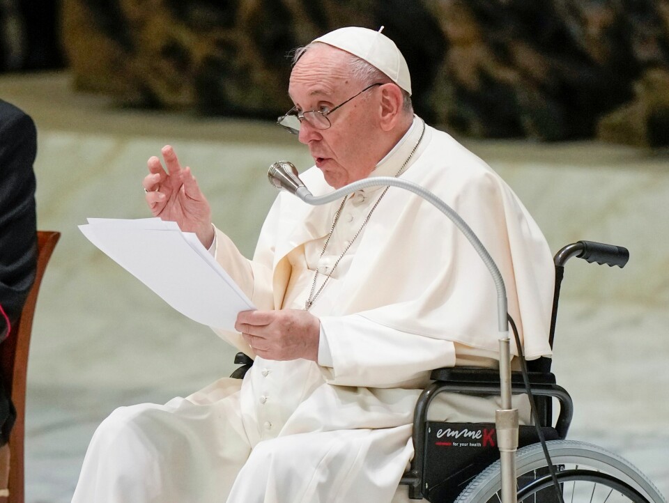 Påve Franciskus. Påve Franciskus.