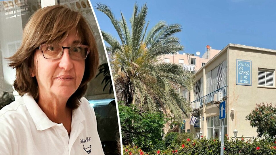 Marita Usi, föreståndare på hotell Orit i Netanya i Israel. Marita Usi, föreståndare på hotell Orit i Netanya i Israel.