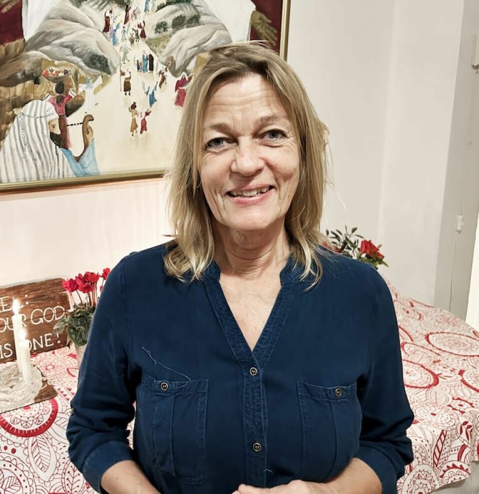 Carina Hassan firar advent på svenskhotellet Orit i Netanya. Carina Hassan firar advent på svenskhotellet Orit i Netanya.