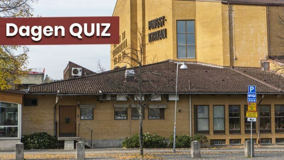 Dagens quiz om kyrkor