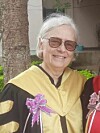Kerstin Olsson och rektor Sentila Ao vid Bibelskolan i Nagaland.