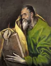 Evangelisten Lukas, målad av El Greco.