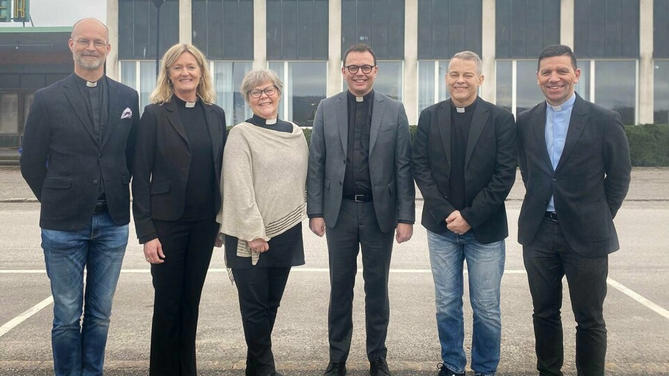 Här är de sex kandidaterna som gått vidare till biskopsvalet i Skara stift: Esbjörn Särdquist, Ulrica Fritzson, Karin Enerbäck, Jan Eckerdal, Daniel Tisell och Stefan Hiller.
