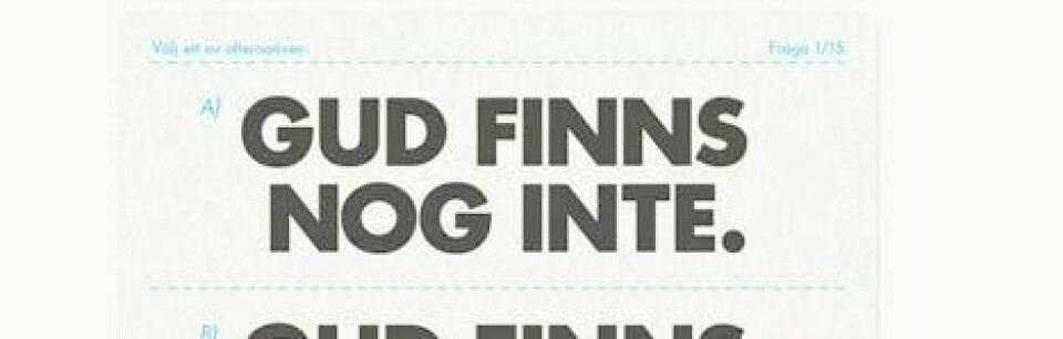 Ny kampanj av Humanisterna