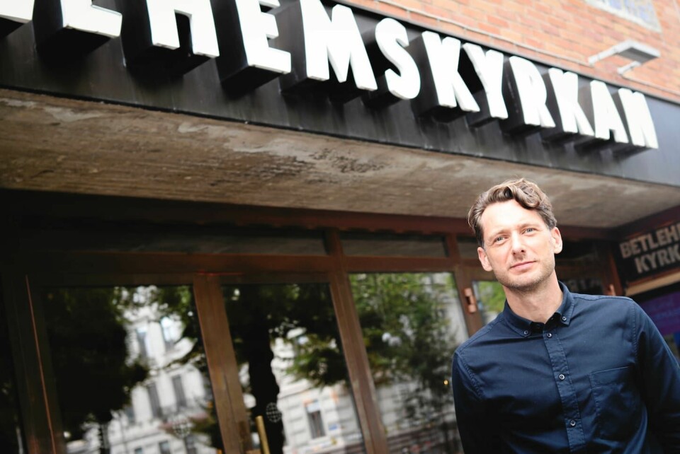 Robert Eriksson, pastor och ordförande i Betlehemskyrkan i Göteborg. Robert Eriksson, pastor och ordförande i Betlehemskyrkan i Göteborg