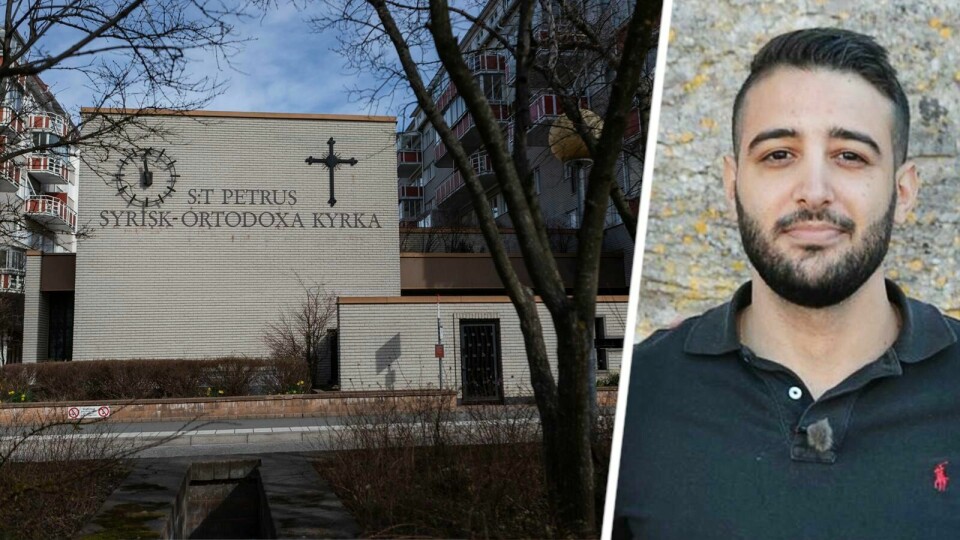 Rabi Yousef, styrelsesekreterare i S:t Petrus syrisk-ortodoxa kyrka, säger att pandemin har drabbat församlingen hårt. Rabi Yousef, styrelsesekreterare i S:t Petrus syrisk-ortodoxa kyrka.