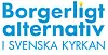 Logga för Borgerligt alternativ i Svenska kyrkan, en nomineringsgrupp i kyrkomötet.