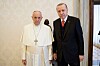 I februari 2018 var Turkiets president Tayyip Erdogan på besök hos påve Franciskus i Vatikanen.