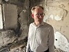 Tobias Billström, Sveriges utrikesminister, i den israeliska gränsbyn Nir Oz i maj 2024.