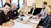 Adam Andersson, Gnosjö; John Målevik, Värnamo; André Dahlqvist, Jönköping; Therése Axelsson, Bankeryd; Anton Fahlén, Skärstad och Sanna Strömsjö, Fiskebäck, hade en intensiv diskussion vid Svenska alliansmissionens Vintermöte i Jönköping.
