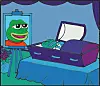 SYMBOL. Serietecknaren Matt Furie lät sin seriefigur, grodan Pepe, dö som en följd av att högersextrema krafter börjat använda figuren som symbol. En månad senare återuppstod grodan, som en markering mot extremisterna.