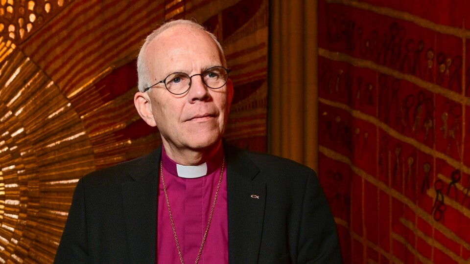Svenska kyrkans ärkebiskop Martin Modéus. Svenska kyrkans ärkebiskop Martin Modéus.