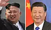 Tillfångatagna nordkoreaner i Kina vädjade förra veckan till Kinas president Xi Jinping (t h) att inte sända dem tillbaka till Kim Jong Uns (t v ) Nordkorea. Kristna organisationer som Helping Hands finns med bland dem som hjälper nordkoreaner att fly förtrycket i sitt land.
