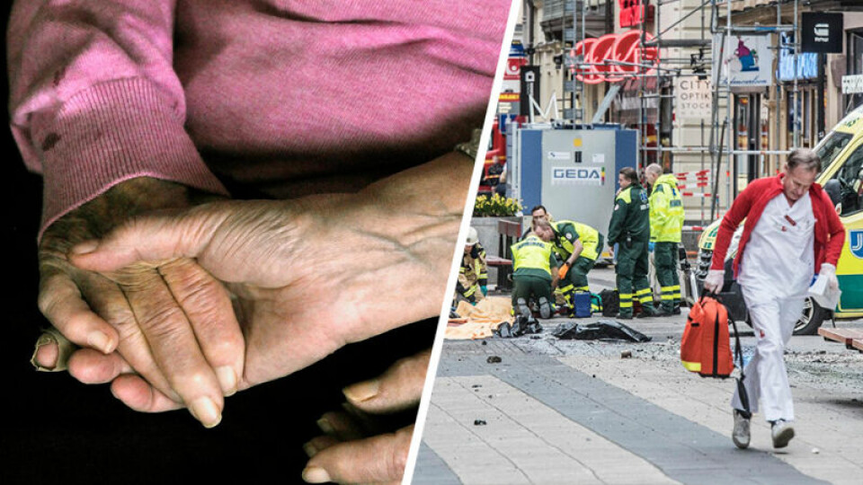 Äldre kvinna påkörd i terrordådet: Jag ber för Akilov ###