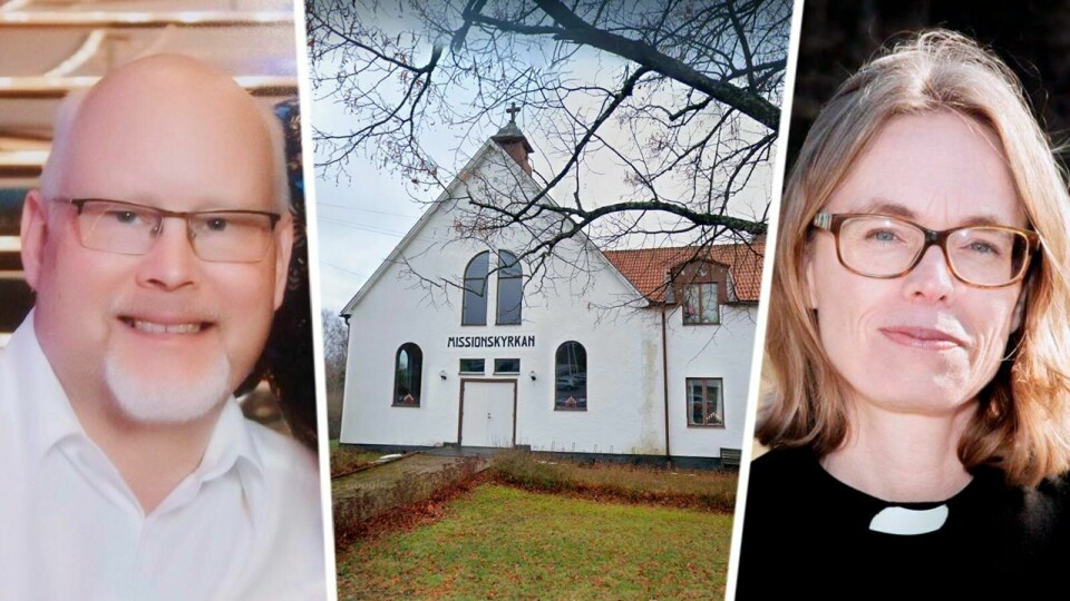 En fristående bönegrupp om ca tio personer gick med i RImbo missionskyrka , men anklagas nu för att ha kapat den lilla församlingen. En fristående bönegrupp om ca tio personer gick med i RImbo missionskyrka , men anklagas nu för att ha kapat den lilla församlingen.