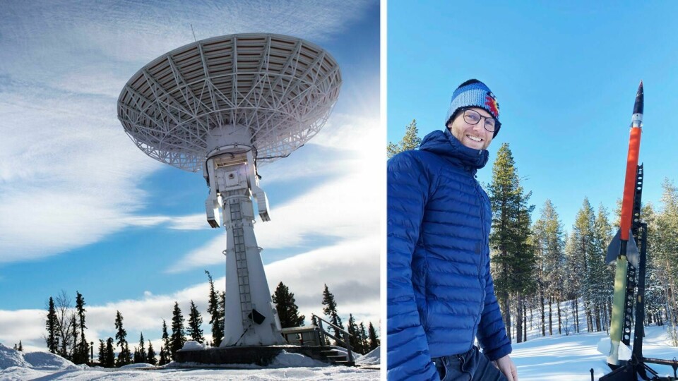 Simon Westerlund arbetar på Sveriges enda rymdbas: 'Att se hur finjusterat universum är, har övertygat mig om Guds existens.' Simon Westerholm arbetar på Sveriges enda rymdbas: 'Att se hur finjusterat universum är, har övertygat mig om Guds existens.'