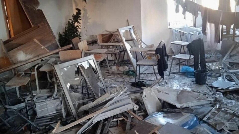 Ingen person skadades när kyrkan förstördes. Baptistkyrkan i Gaza har fått stora skador under det pågående kriget.
