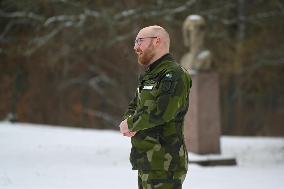 På Klockargården i Kungsängen arbetar regementspastor Niklas Utterhall. På Klockargården i Kungsängen arbetar regementspastor Niklas Utterhall.