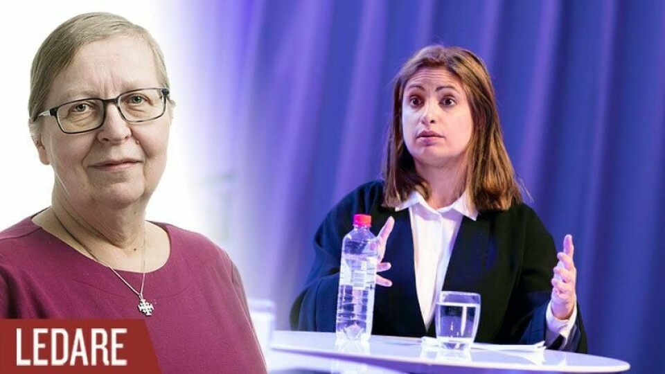 Att få bukt med fördomarna om partiet lyfte Nooshi Dadgostar fram som sin viktigaste uppgift som ledare. Att få bukt med fördomarna om partiet lyfte hon fram som sin viktigaste uppgift som ledare.