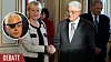 Palestiniernas president Mahmoud Abbas och dåvarande utrikesminister Margot Wallström år 2015.