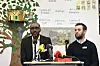 Hussein Ibrahim, rektor, och Roger Lindqvist, biträdande rektor på den muslimska friskolan Al-Azharskolan, på en pressträff där de informerade om DO:s dom.
