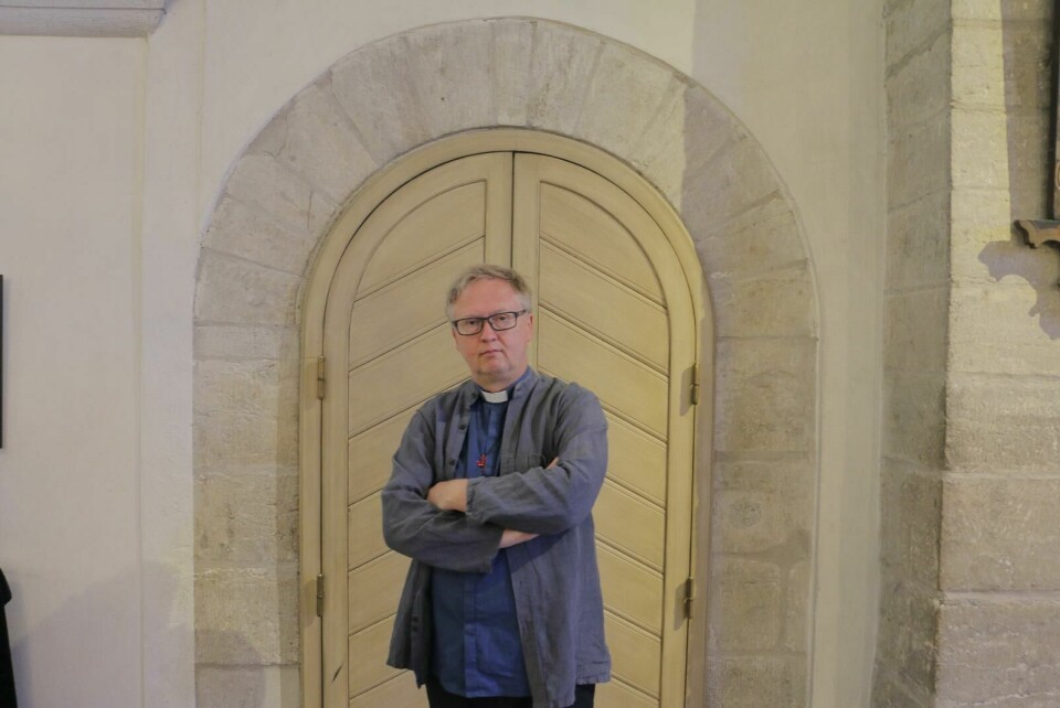 Mats Hermansson, domprost i Visby. Mats Hermansson, domprost i Visby.