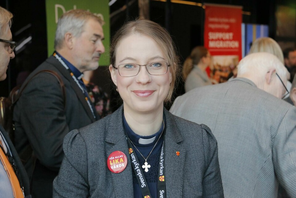 Sofija Pedersen Videke (S), ordförande gudstjänstutskottet Sofija Pedersen Videke (S), ordförande gudstjänstutskottet