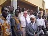 Owe Lindeskär tillsammans på pastorskonferens i staden Porto Novo i Benin.
