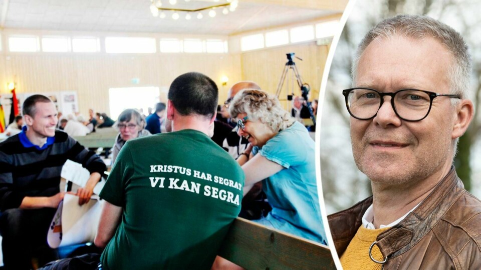 ”Framför allt ser jag fram mot den mötesplats som konferensen utgör för gudsmöten och möten mellan människor”, säger Stefan Elg, ordförande för Svenska alliansmissionen som håller sin årskonferens i Kristi himmelsfärdshelgen. Svenska alliansmissionens årskonferens hålls som brukligt på Gullbrannagården i Halland. Ordförande Stefan Elg.