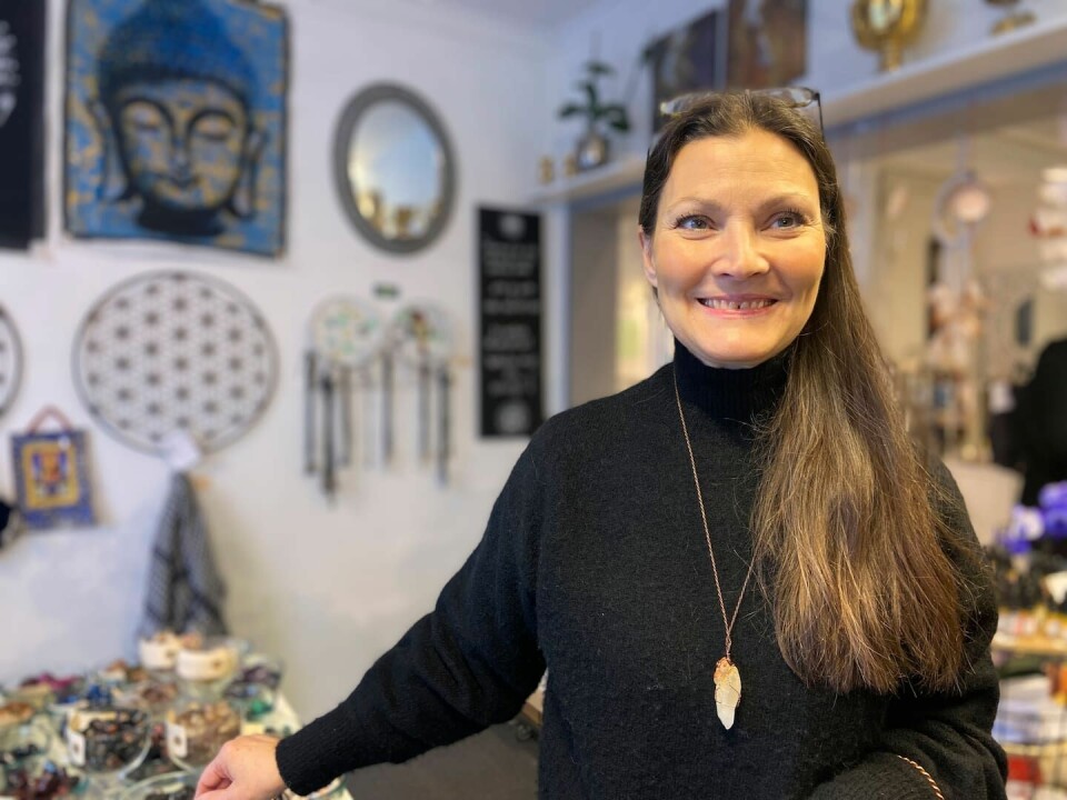 Cristina Mihel, äger butiken Kumbah i Uppsala. Cristina Mihel, äger butiken Kumbah i Uppsala.